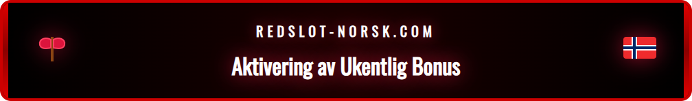 Skjermbilde av Redslot-kontoen hvor man aktiverer cashback.