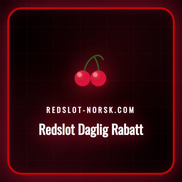 En illustrasjon av Redslots daglige rabattprogram med mynter.