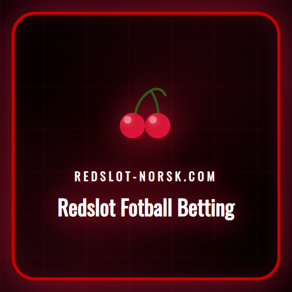 En fotballspiller som sparker en ball på en stadion med Redslot-logo.