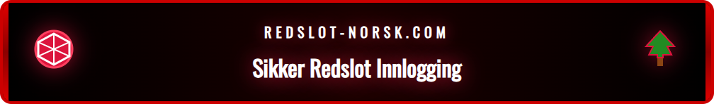 Nærbilde av innloggingsfeltet på Redslots nettside med brukernavn og passord.