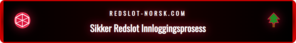 Skjermbilde som viser innloggingsfeltene for brukernavn og passord på Redslot.