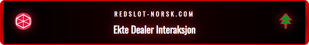 Nærbilde av et live rulett-hjul hos Redslot med en dealer i bakgrunnen.