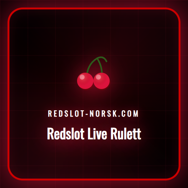 En profesjonell croupier som spinner ruletthjulet i et elegant live casino-studio for Redslot.