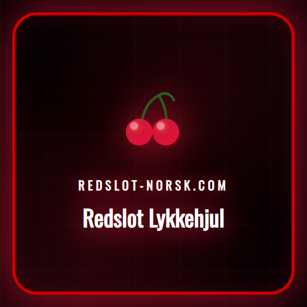 En fargerik illustrasjon av Redslot Lykkehjul med premier.