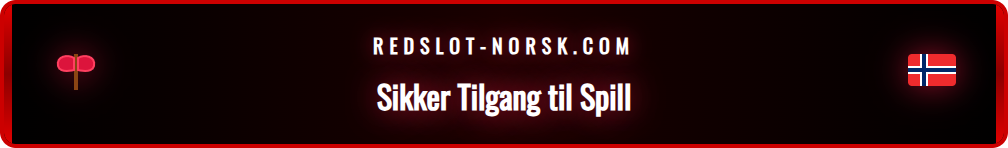 En sikker innloggingsside til Redslot med et hengelåsikon for trygghet.