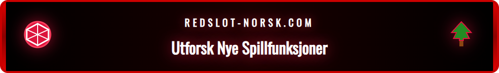 Illustrasjon som viser innovative funksjoner i nye Redslot-spill.