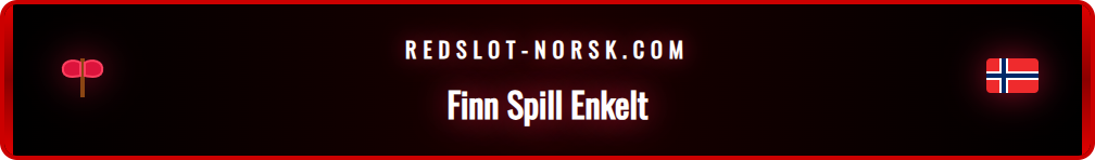 Skjermbilde av Redslot sin spillobby med søkefeltet uthevet.
