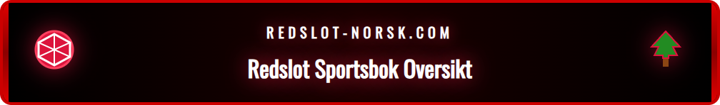 Skjermbilde som viser det brede utvalget av sportsmarkeder på Redslot.