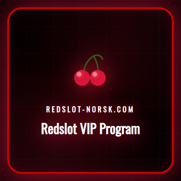 En illustrasjon av en gyllen VIP-krone med Redslot-logoen, som symboliserer eksklusivitet og belønninger i lojalitetsprogrammet.